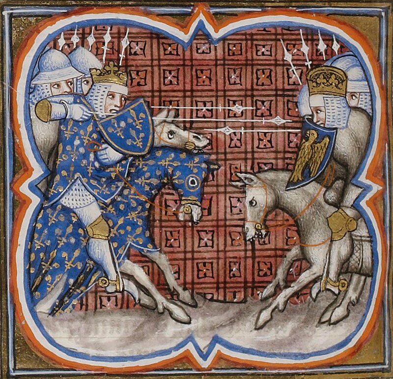 Philippe II Bataille de Bouvines portrait